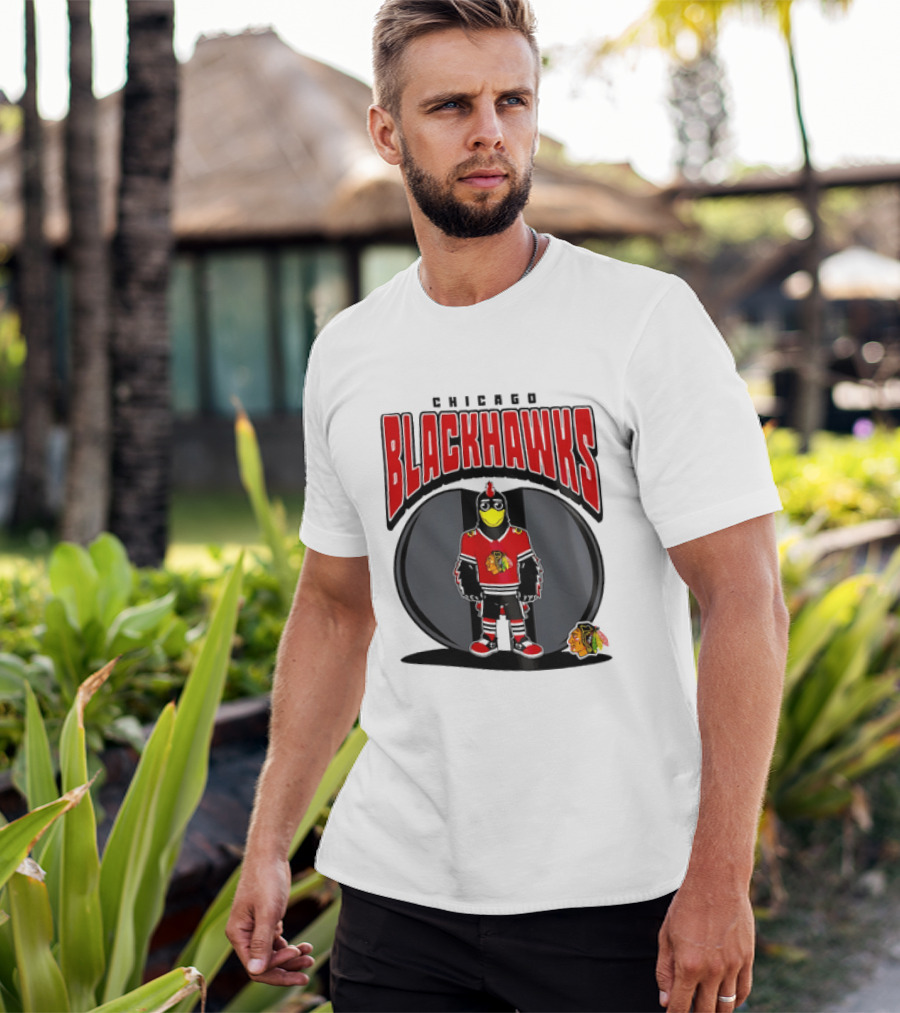 Chicago Blackhawks Mania NHL 2026 Mascot Hockey Fan Gear T-Shirt