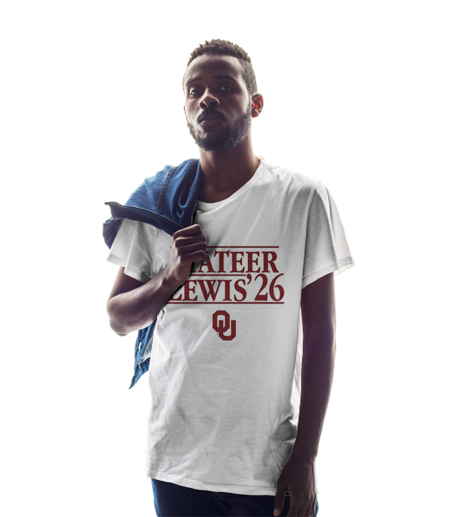 Mateer Lewis '26 OU Oklahoma Football T-Shirt