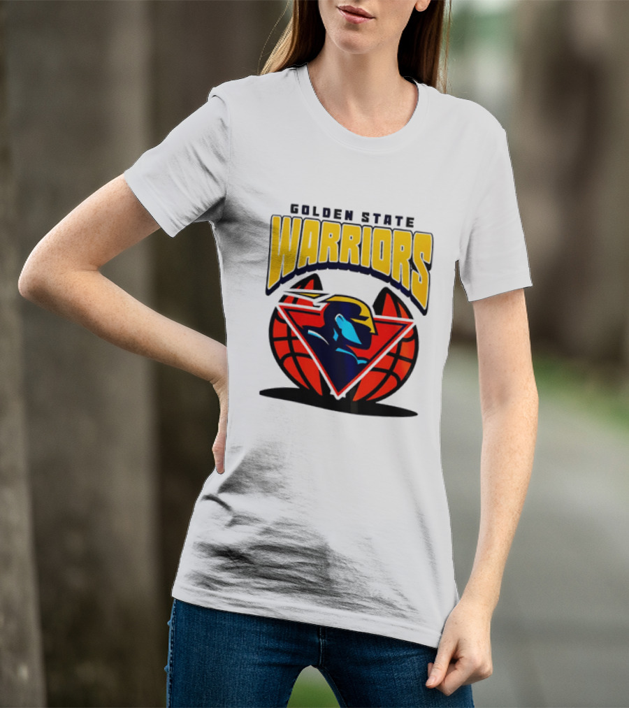 Golden State Warriors NBA 2026 Mania Retro Logo Basketball T-Shirt