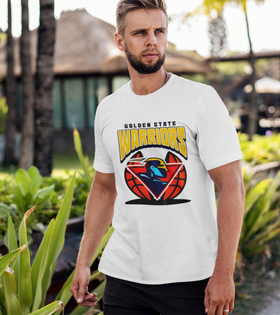 Golden State Warriors NBA 2026 Mania Retro Logo Basketball T-Shirt