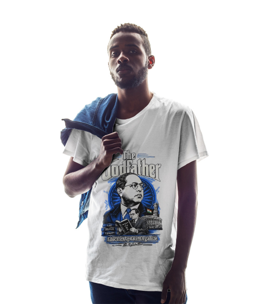 The Godfather B R Ambedkar Educate Agitate Organize Law Justice Equality T-Shirt