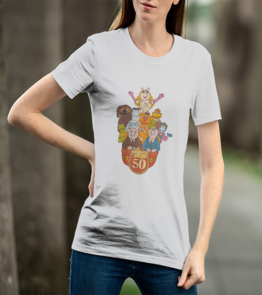 The Muppet Show Anniversary 50 Iconic Characters Celebration T-Shirt