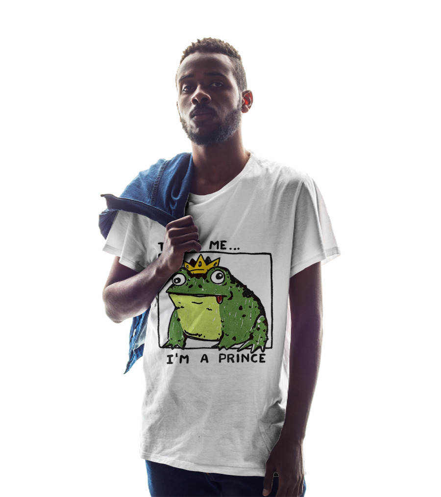 Trust Me I'm A Prince Derpy Frog Wearing A Crown T-Shirt