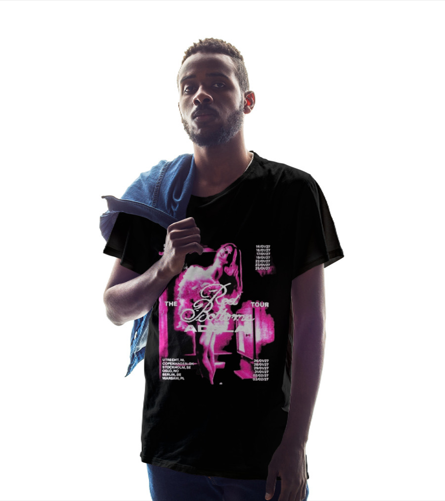 Adela Jergova The Red Bottoms Europe Tour 2026 Dates And Cities T-Shirt