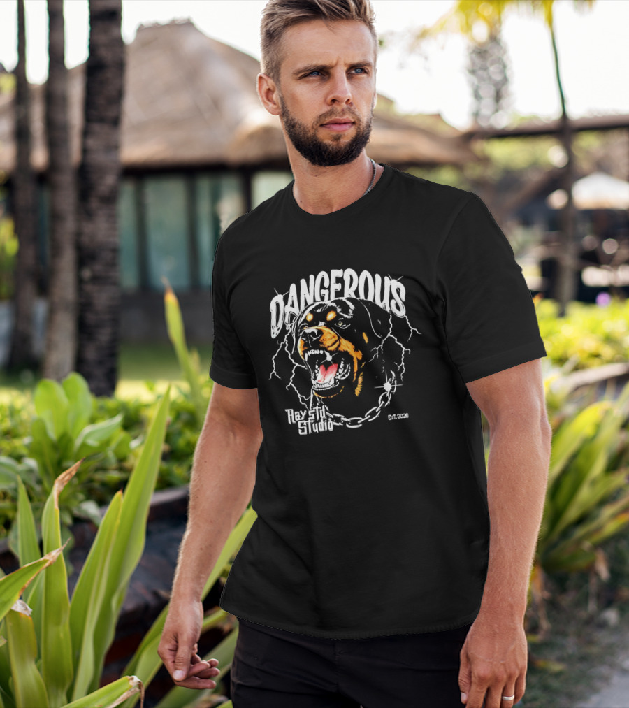 Dangerous Rottweiler Ray Etl Studio Est 2026 T-Shirt