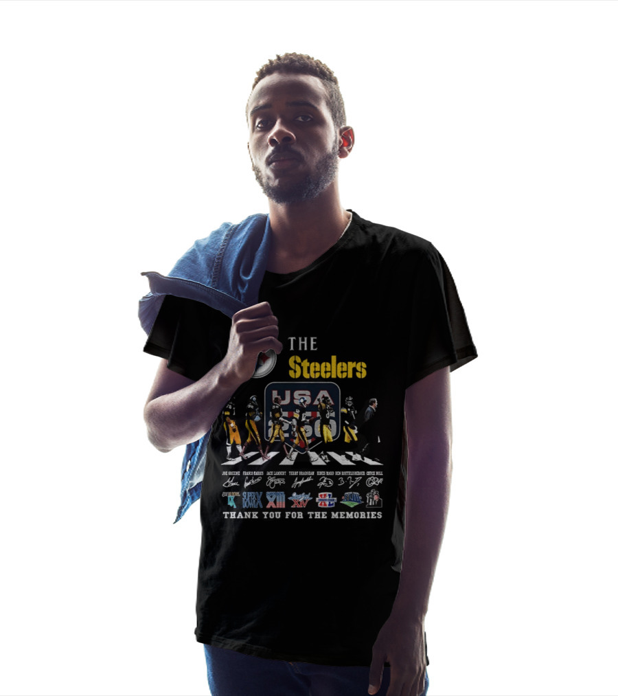 The Steelers Legends USA Super Bowl Thank You For The Memories T-Shirt