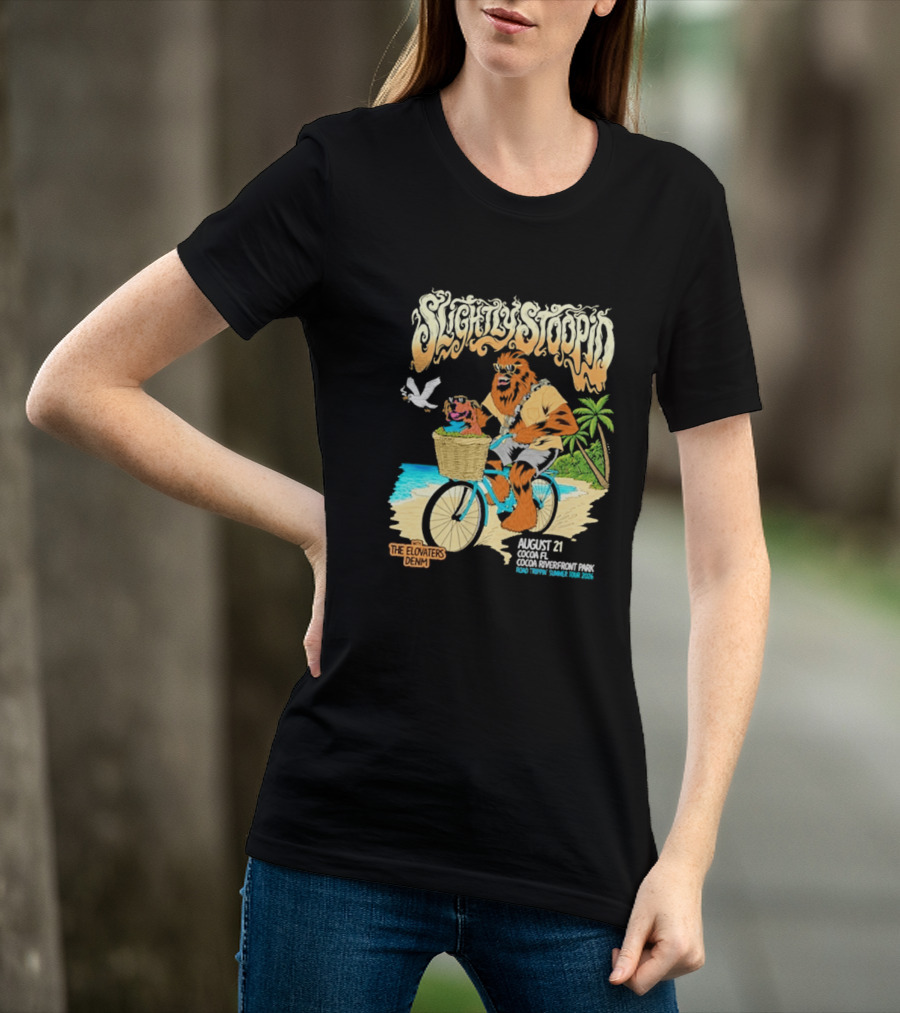 Slightly Stoopid Cocoa Riverfront Park August 21 The Elovaters Demn Event 2026 T-Shirt