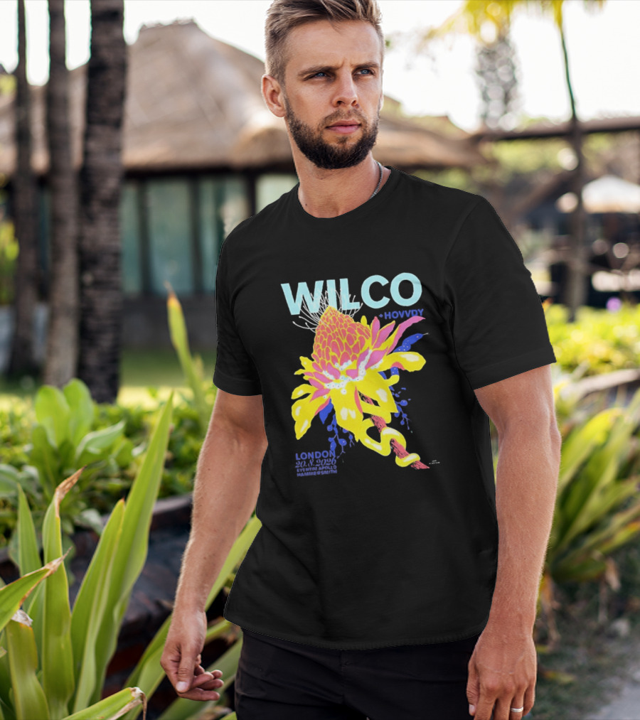 Wilco London UK Eventim Apollo Hammersmith August 20 2026 Featuring Hovvdy T-Shirt