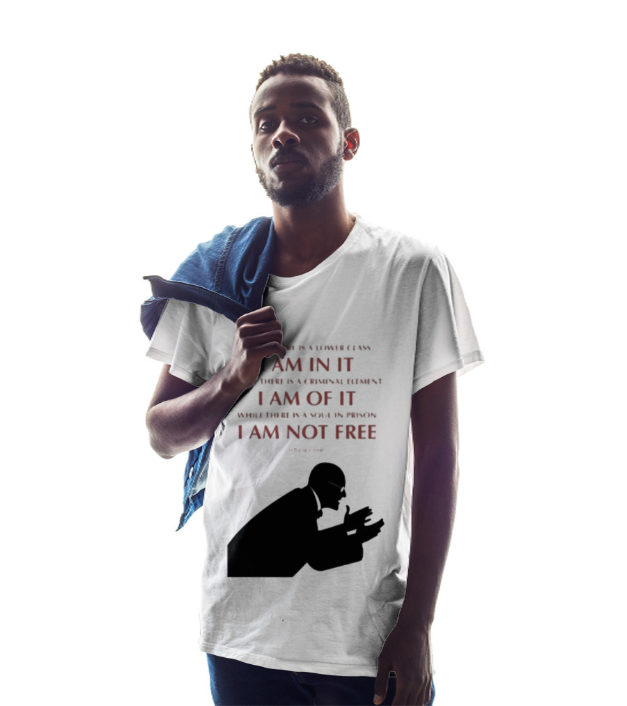 Eugene V Debs While There Is A Lower Class I Am In It Criminal Element I Am Of It Soul In Prison I Am Not Free T-Shirt