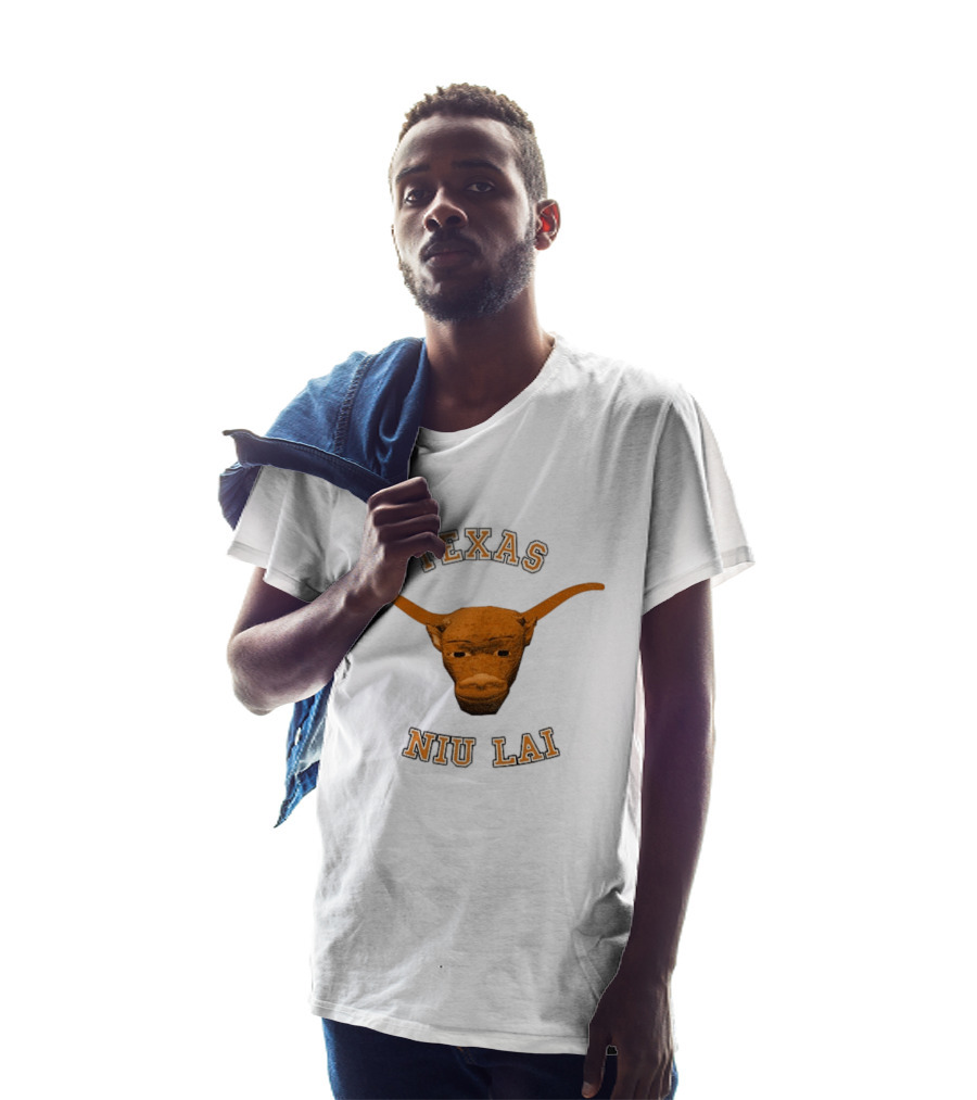 Texas Longhorn Bull Head Niu Lai T-Shirt