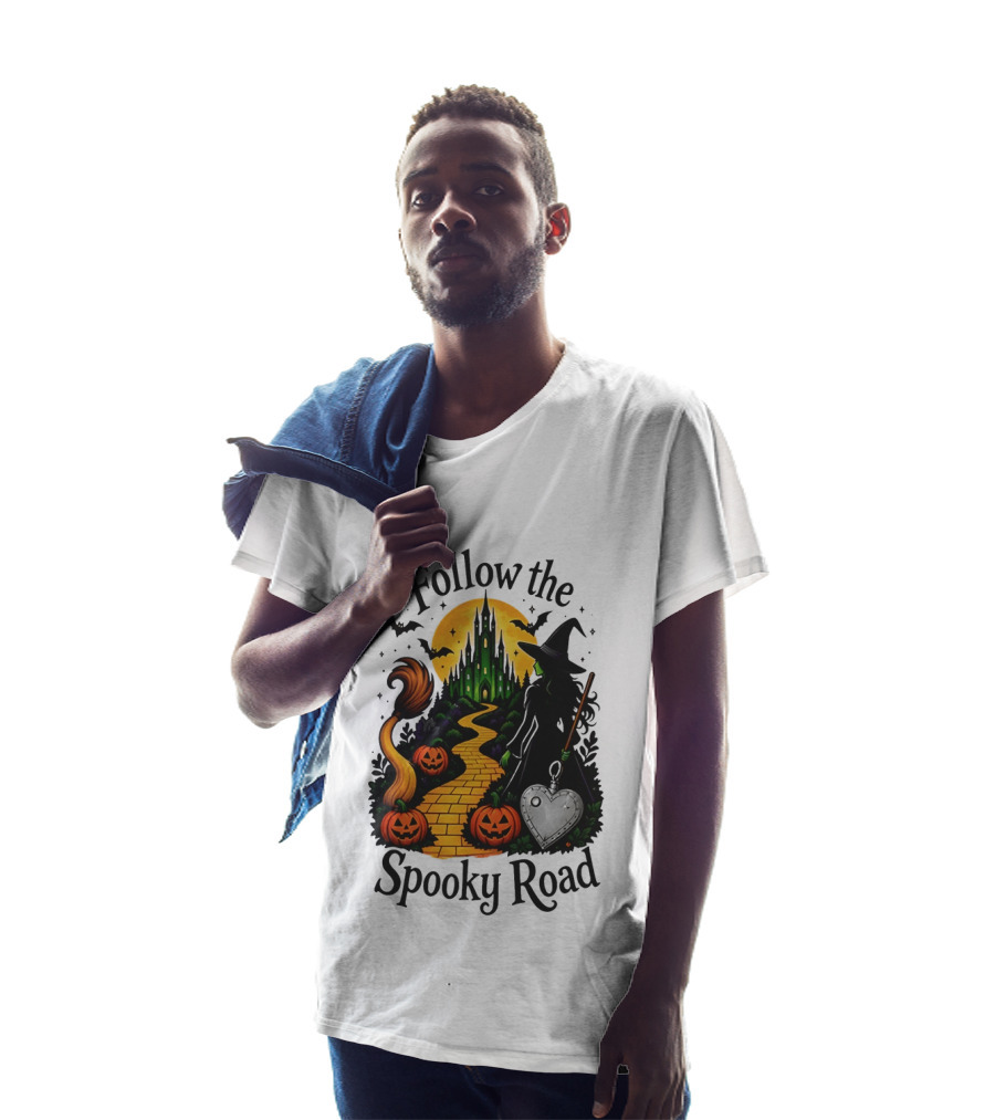 Follow The Spooky Road Wizard Of Oz Halloween Witch 2026 T-Shirt
