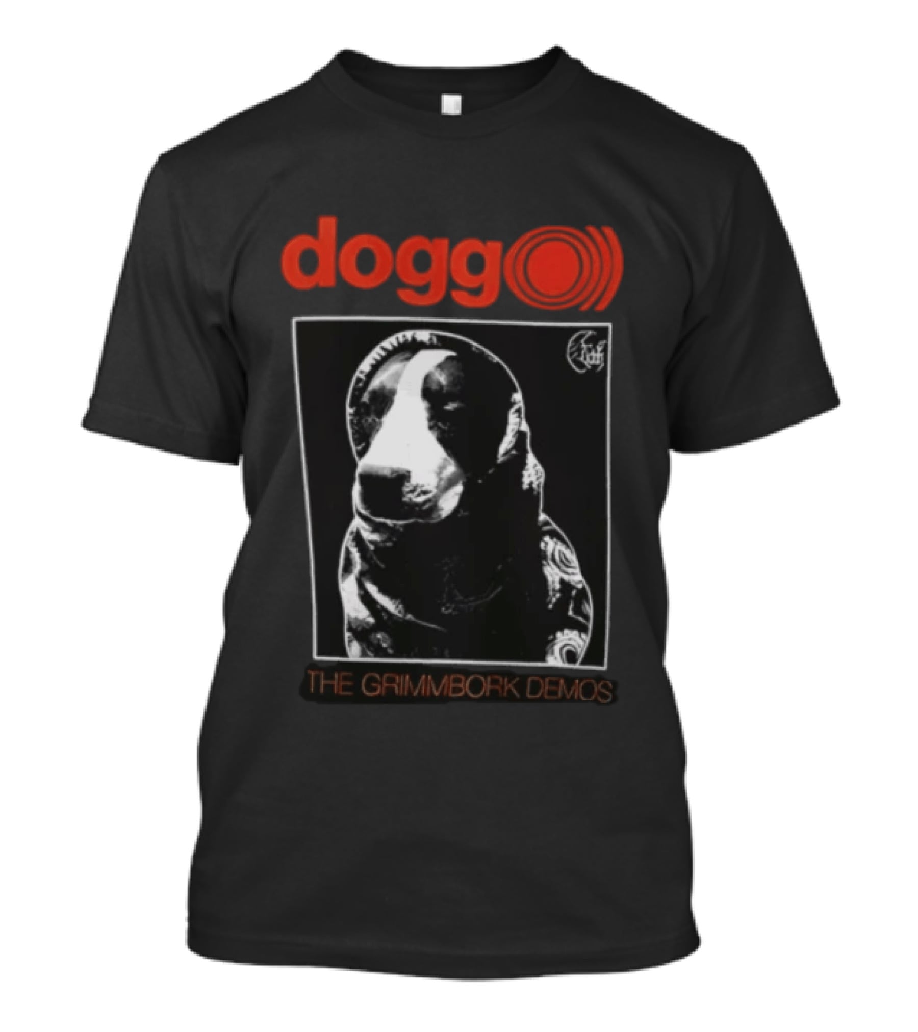 Dogg The Grimmbork Demos Monochrome Canine T-Shirt