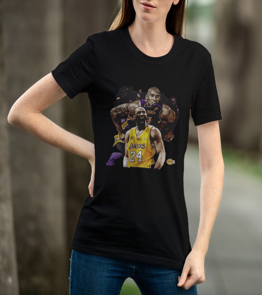Kobe Bryant Los Angeles Lakers Number 24 Iconic Basketball Legend T-Shirt