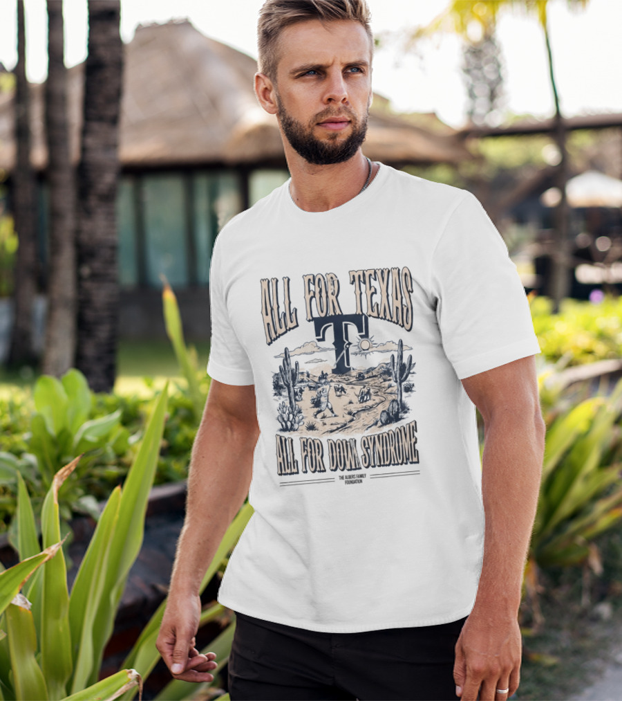 All For Texas Support Down Syndrome Awareness Iconic Western T-Shirt