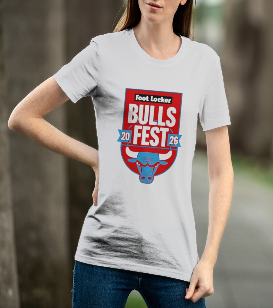 Chicago Bulls Fest 2026 Foot Locker Event T-Shirt