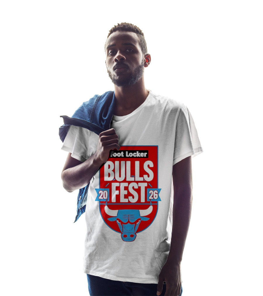 Chicago Bulls Fest 2026 Foot Locker Event T-Shirt