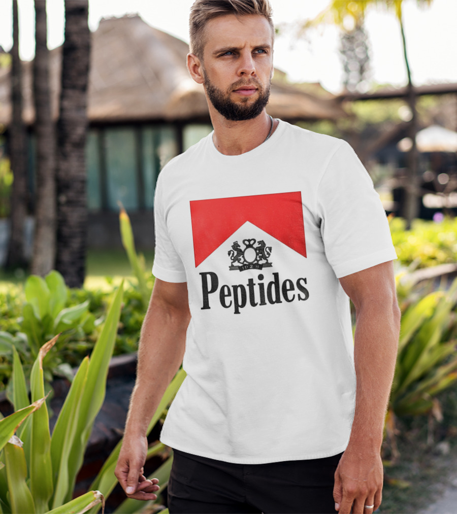 Peptides 1929 Red Marlboro T-Shirt