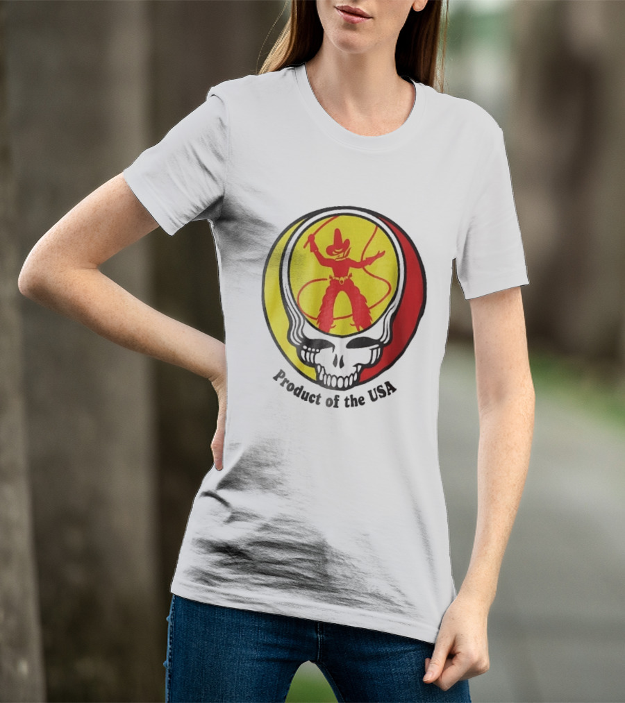 Grateful Dead Steal Your Face Cowboy Product Of The USA T-Shirt
