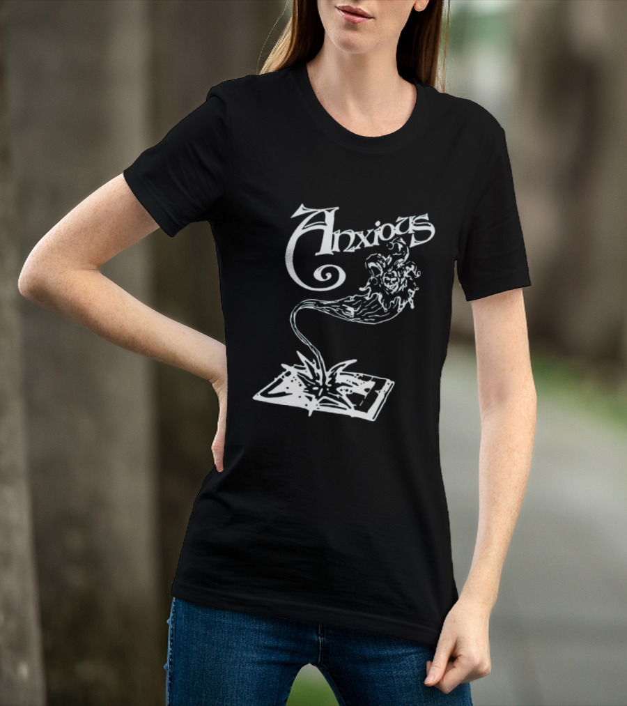 Anxious Gothic Flower Book Summer Fall Tour 2026 T-Shirt