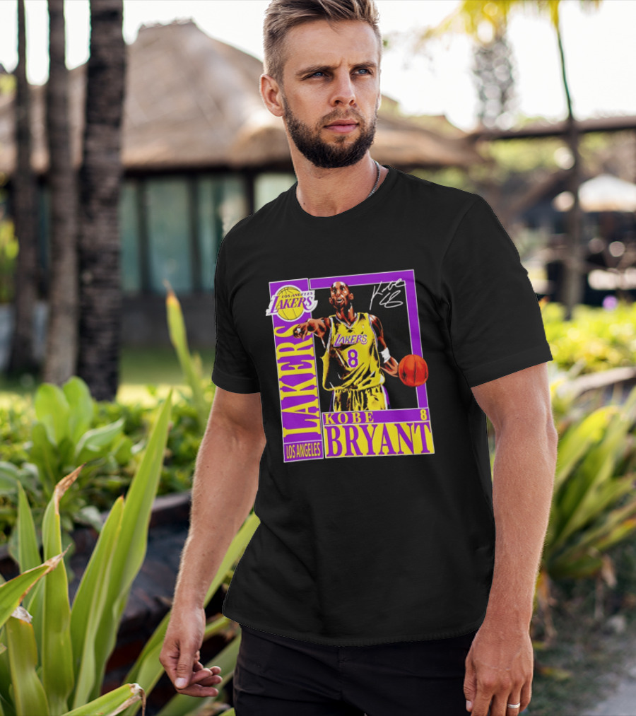 Los Angeles Lakers Kobe Bryant 8 NBA Basketball Legend T-Shirt