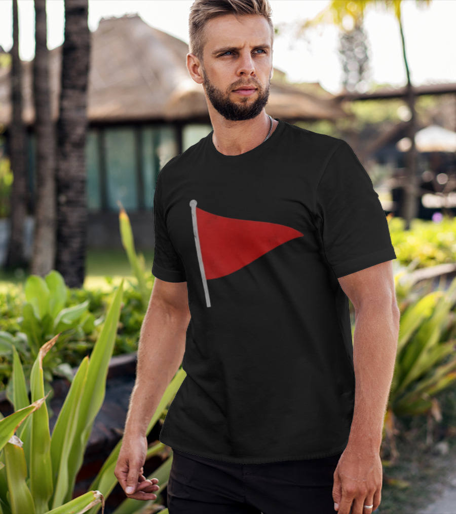 Red Flag Symbol Warning Alert Recognition T-Shirt