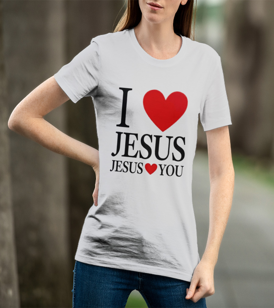 Cameron Dicker I Love Jesus Jesus Love You T-Shirt