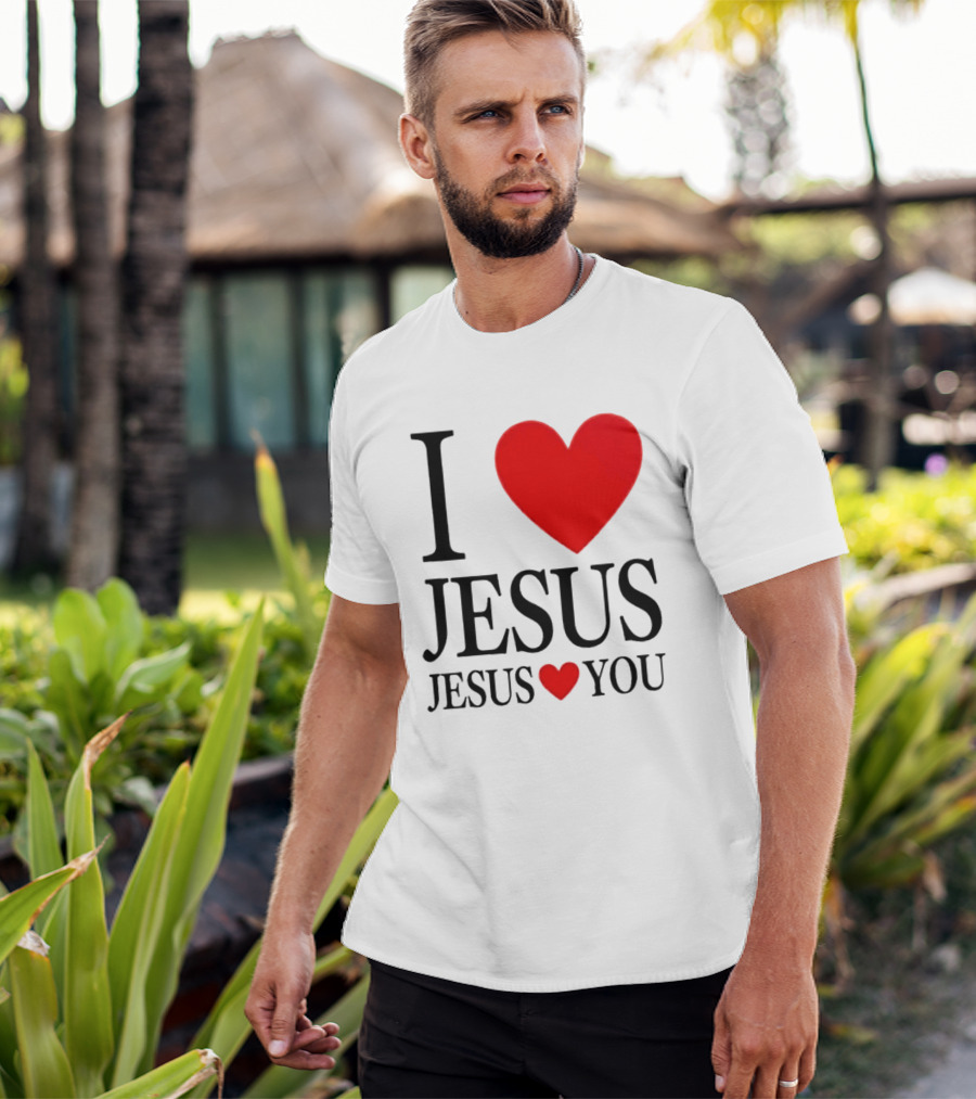 Cameron Dicker I Love Jesus Jesus Love You T-Shirt