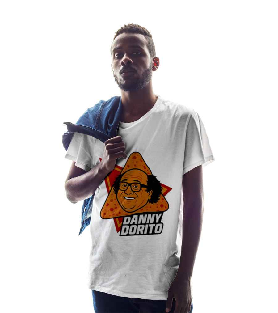 Danny Dorito Crunchy Snack Pun With Iconic Triangular Chip T-Shirt