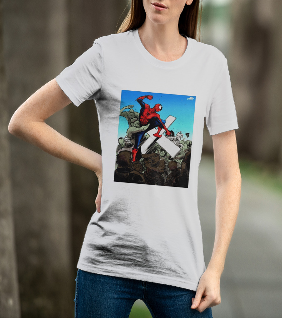 Never Give Up Spider Man Punch Nazis Minnesota Police T-Shirt