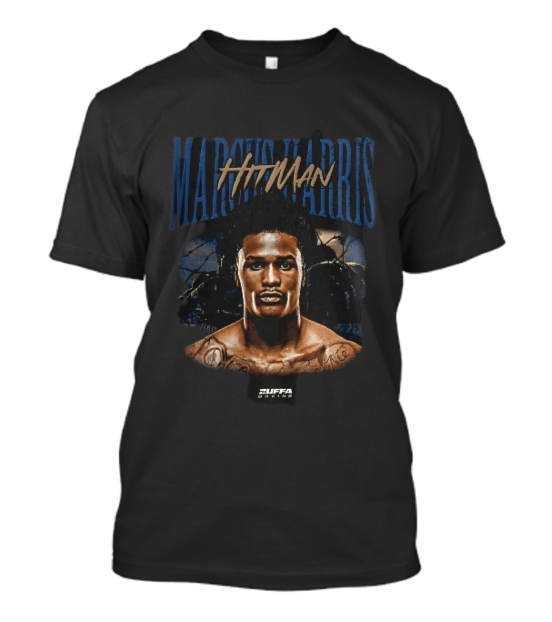 Marcus Harris Hitman Zuffa Boxing Dark Tattoos T-Shirt
