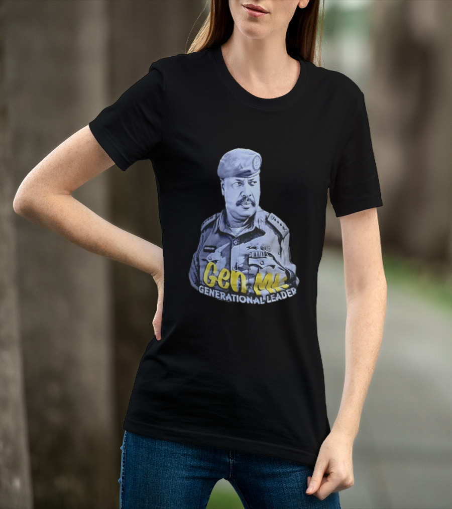Gen MK Generational Leader Military Officer Beret Uniform T-Shirt