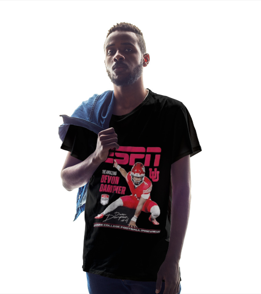 ESPN The Amazing Devon Dampier 2026 College Football Preview T-Shirt