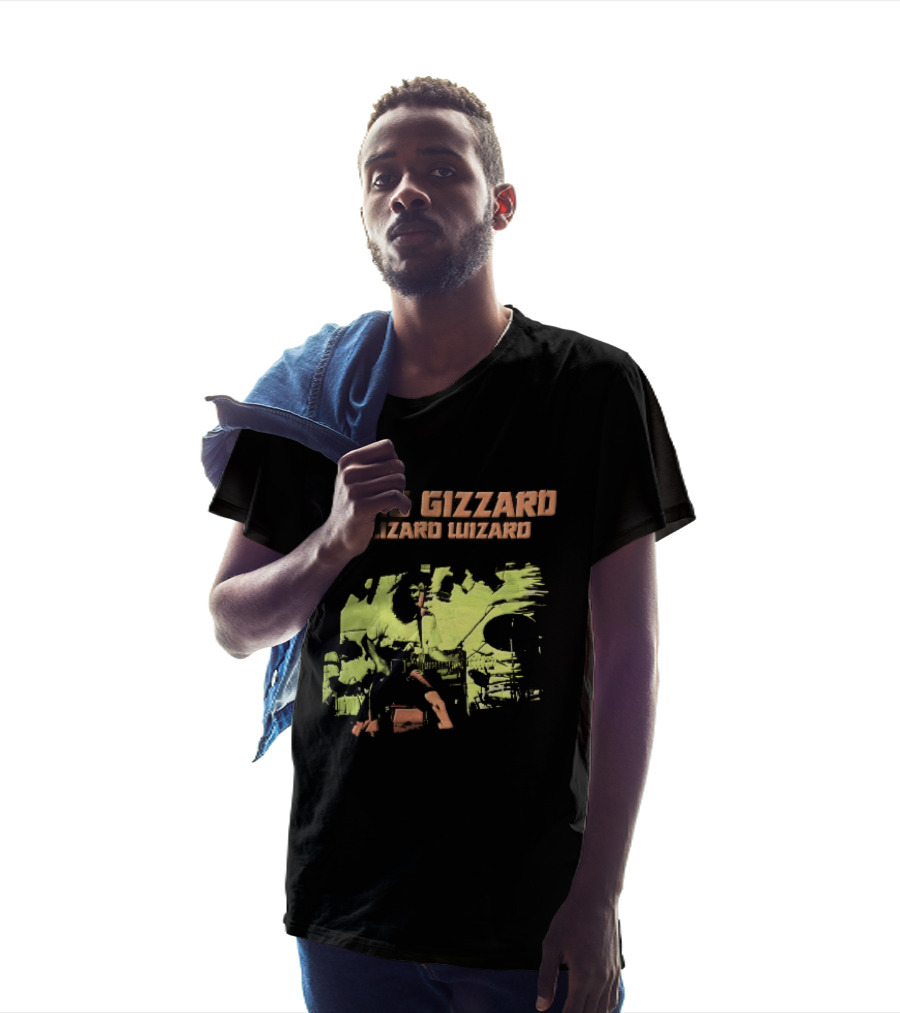 King Gizzard And The Lizard Wizard Live Stage Performance Green Yellow Abstract T-Shirt