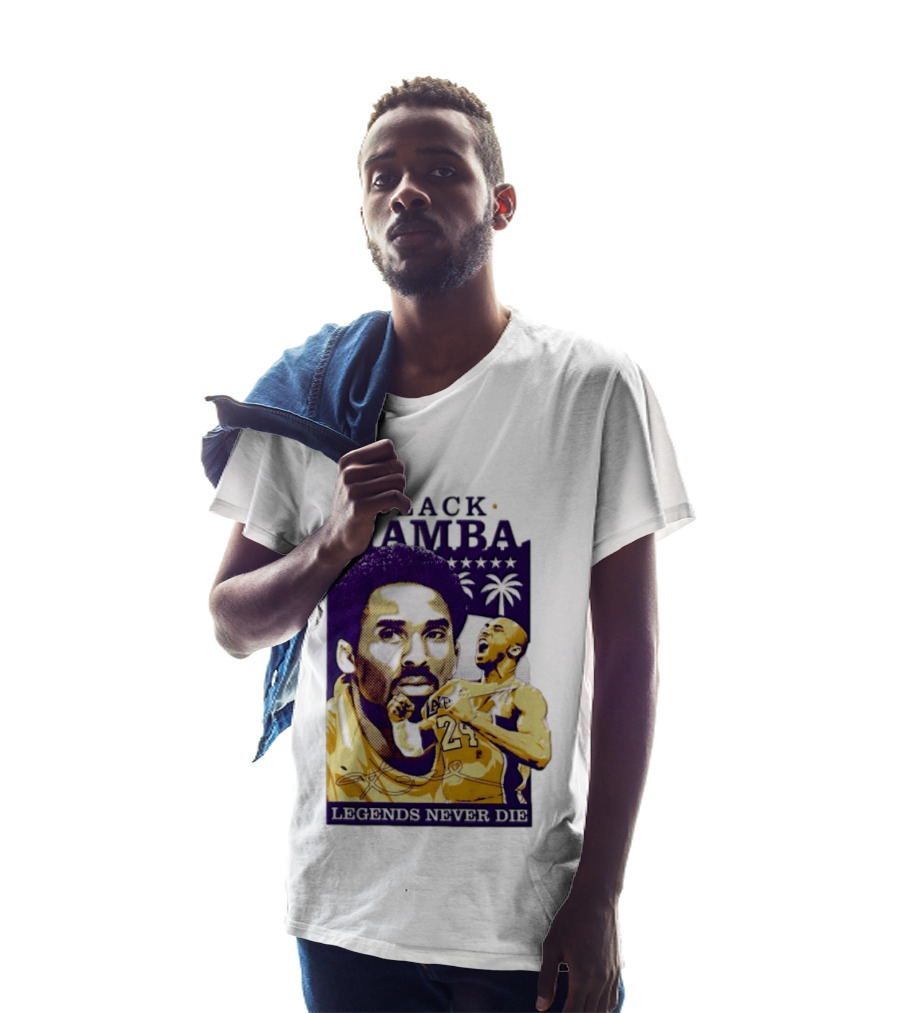 Kobe Bryant Black Mamba Legends Never Die Los Angeles Lakers 24 NBA Basketball T-Shirt