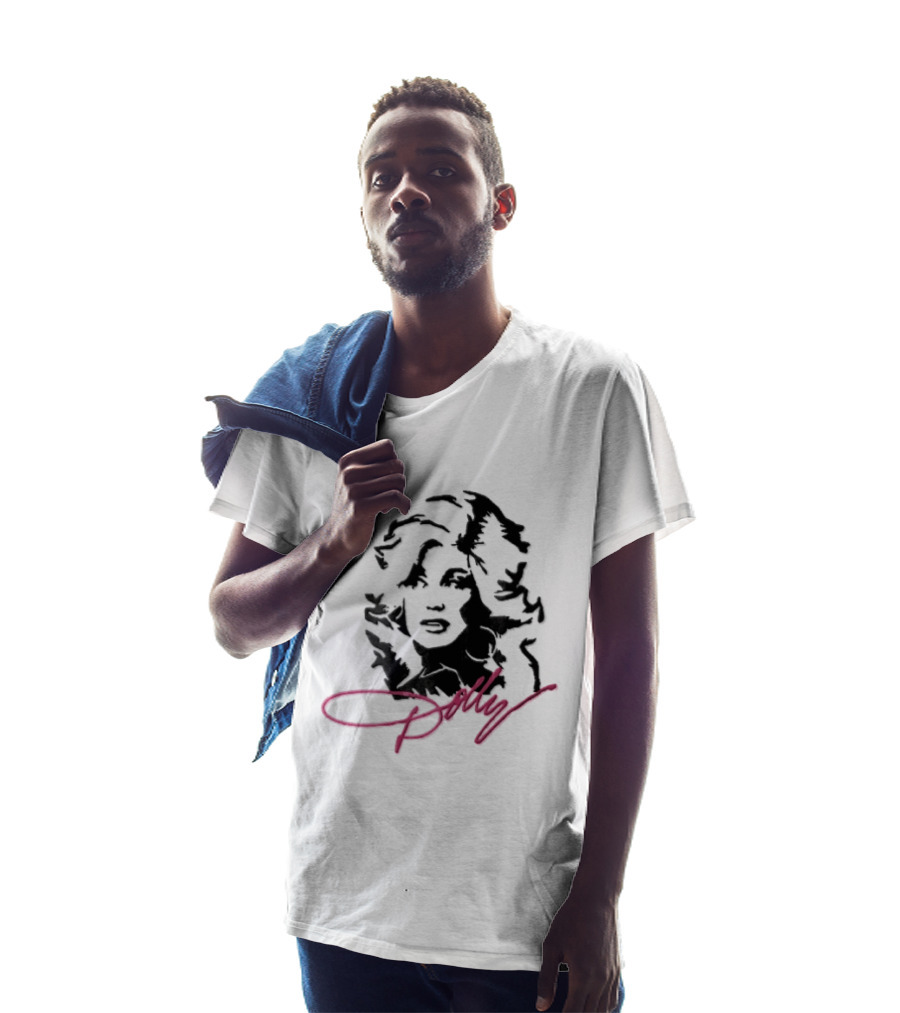 Dolly Parton Iconic Pink Signature T-Shirt