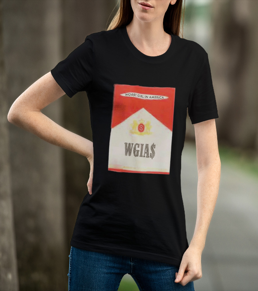 Slayyyter 2026 WGIA Tour Marlboro Parody Worst Girl In America T-Shirt