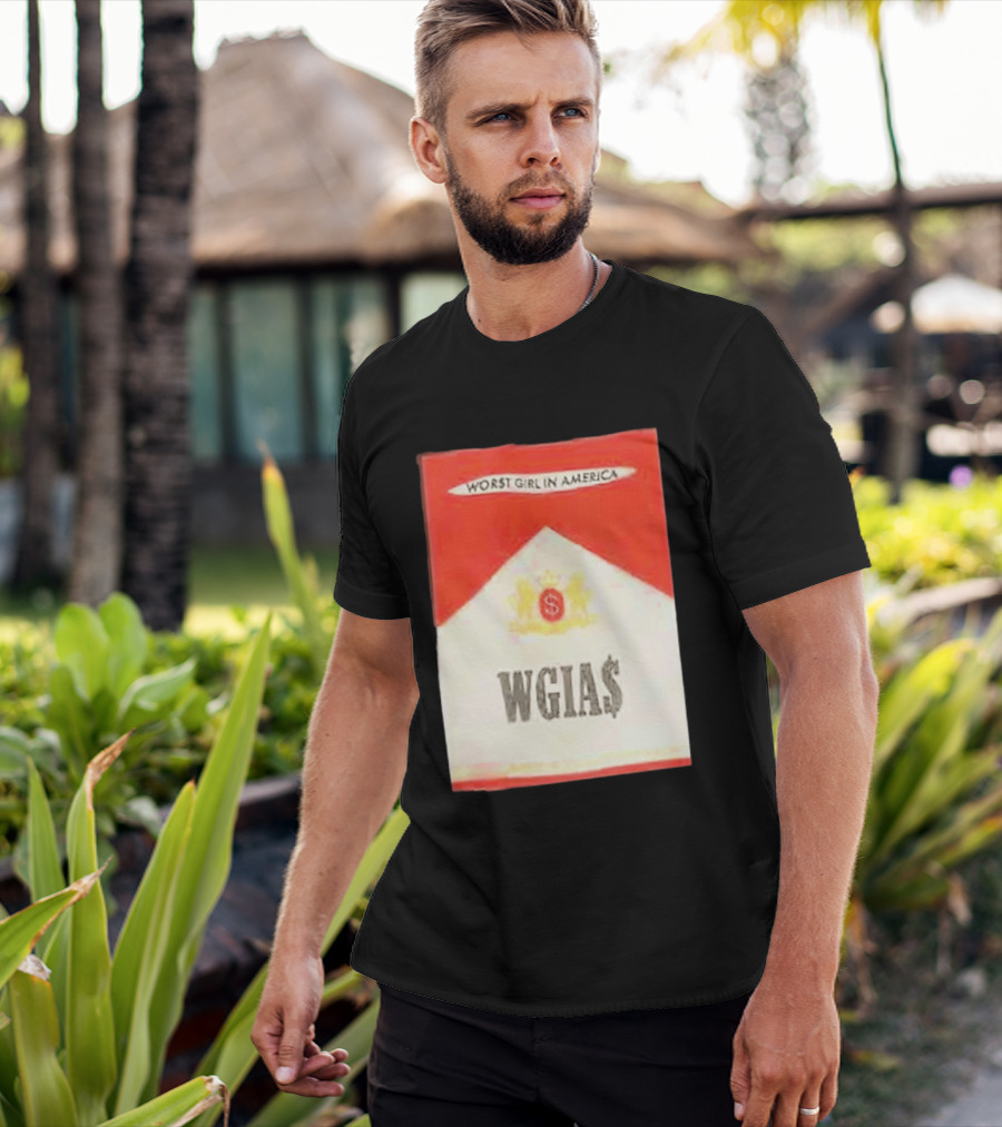 Slayyyter 2026 WGIA Tour Marlboro Parody Worst Girl In America T-Shirt