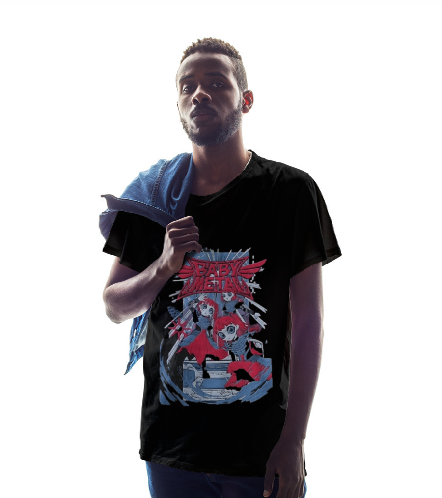 Babymetal Cartoon Redhead Gothic Female Performers Anime T-Shirt