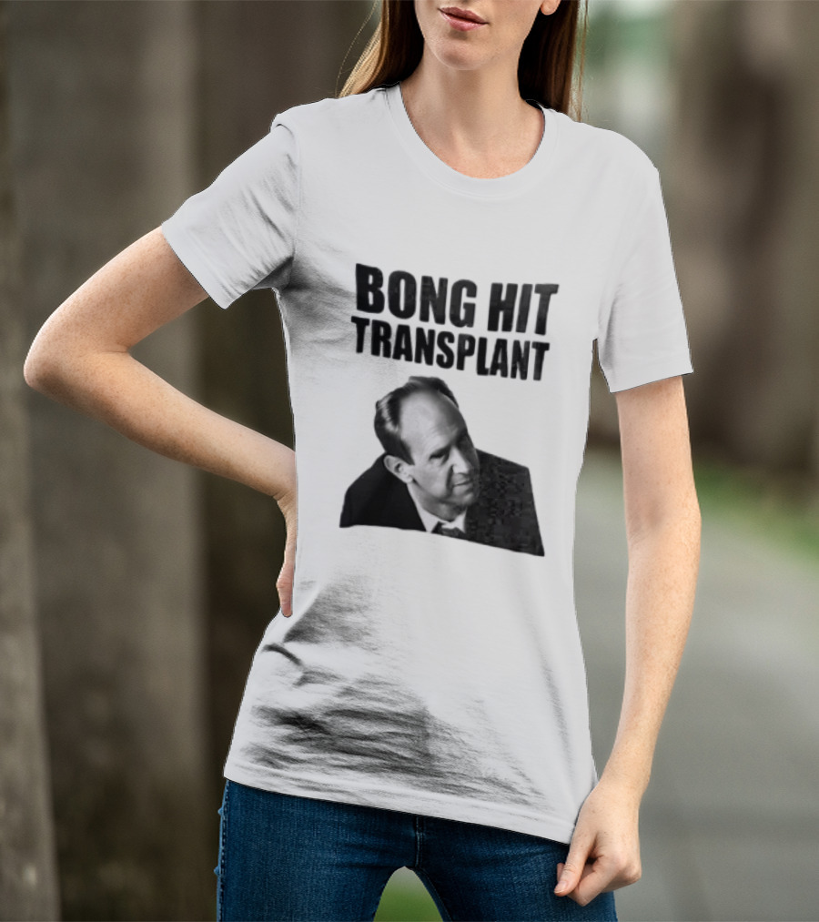 Bong Hit Transplant Joseph Morse Black And White Image T-Shirt