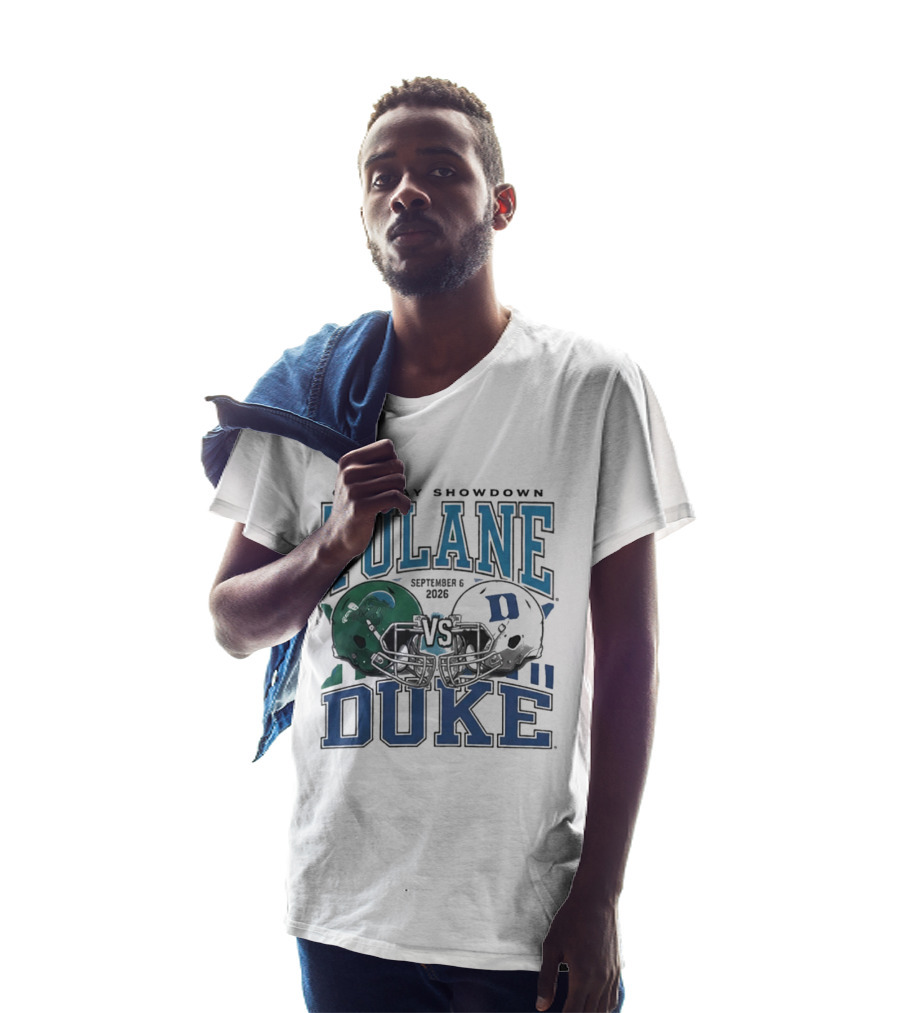 Gameday Showdown Duke Blue Devils Vs Tulane Green Wave September 6 2026 T-Shirt