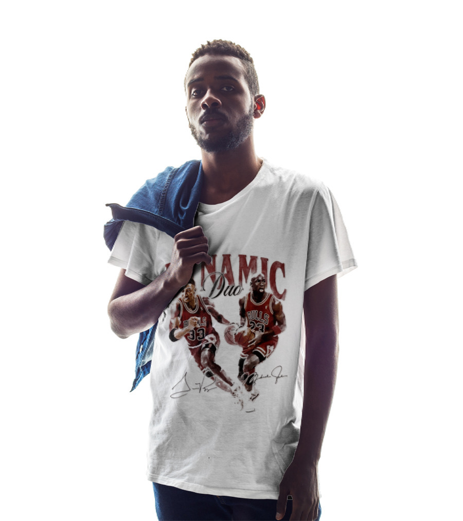 Dynamic Duo Scottie Pippen Michael Jordan Bulls 33 23 T-Shirt