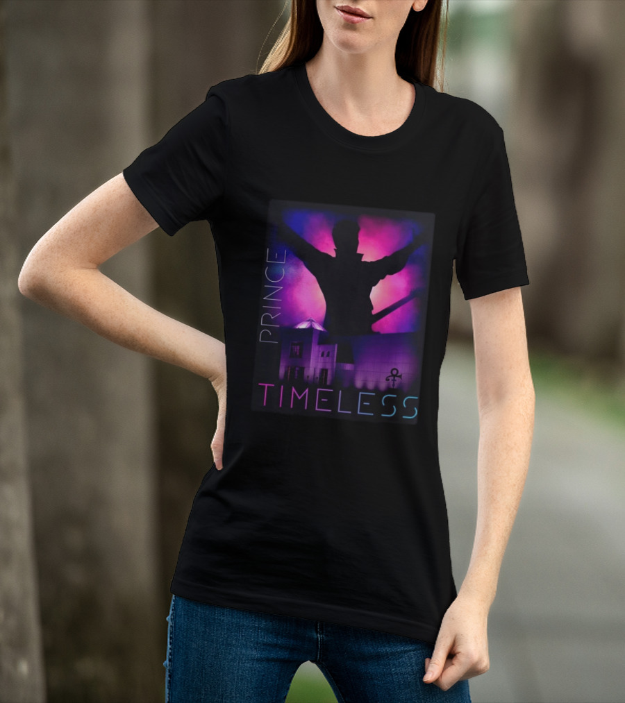 Prince Timeless Paisley Park Iconic Silhouette Purple Celebration August 28 2026 T-Shirt