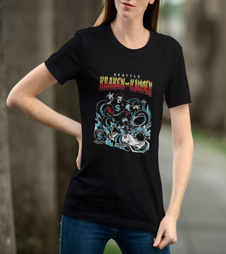 Seattle Kraken Danhausen WWE Friday Night 2026 Hockey Clash T-Shirt