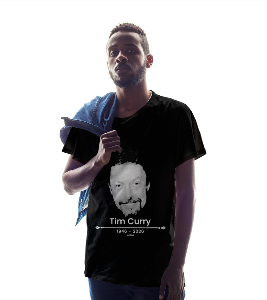 Tim Curry 1946 2026 Actor Face T-Shirt