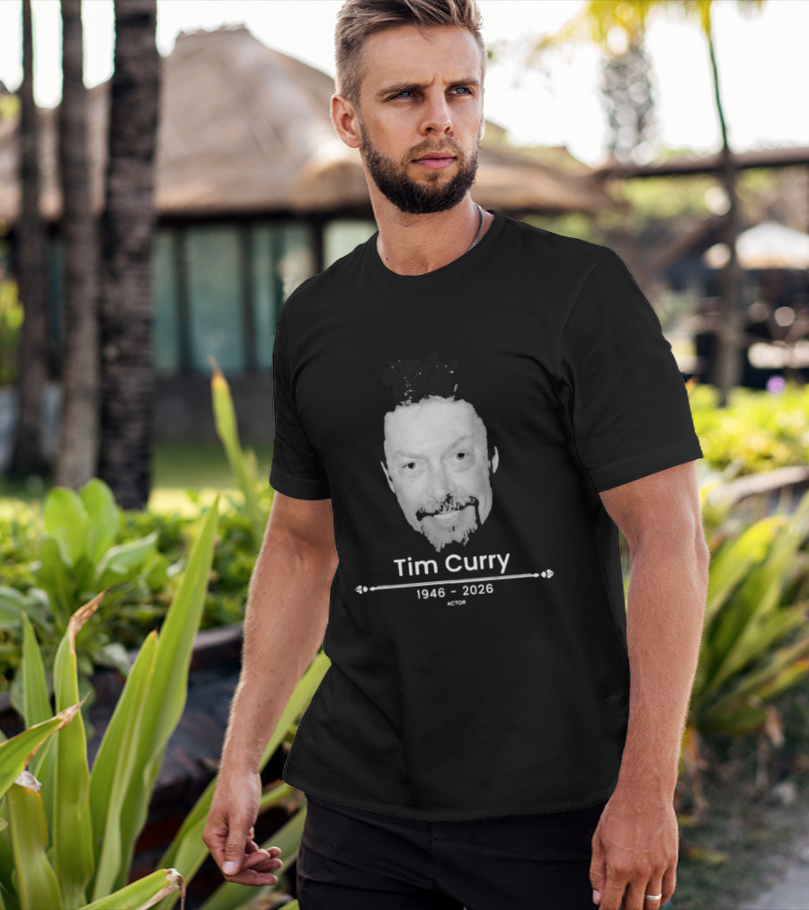Tim Curry 1946 2026 Actor Face T-Shirt