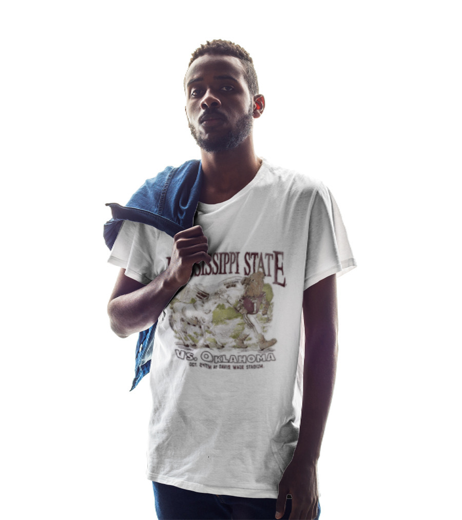 Mississippi State Vs Oklahoma Oct 24Th Davis Wade Stadium Vintage Spirit T-Shirt