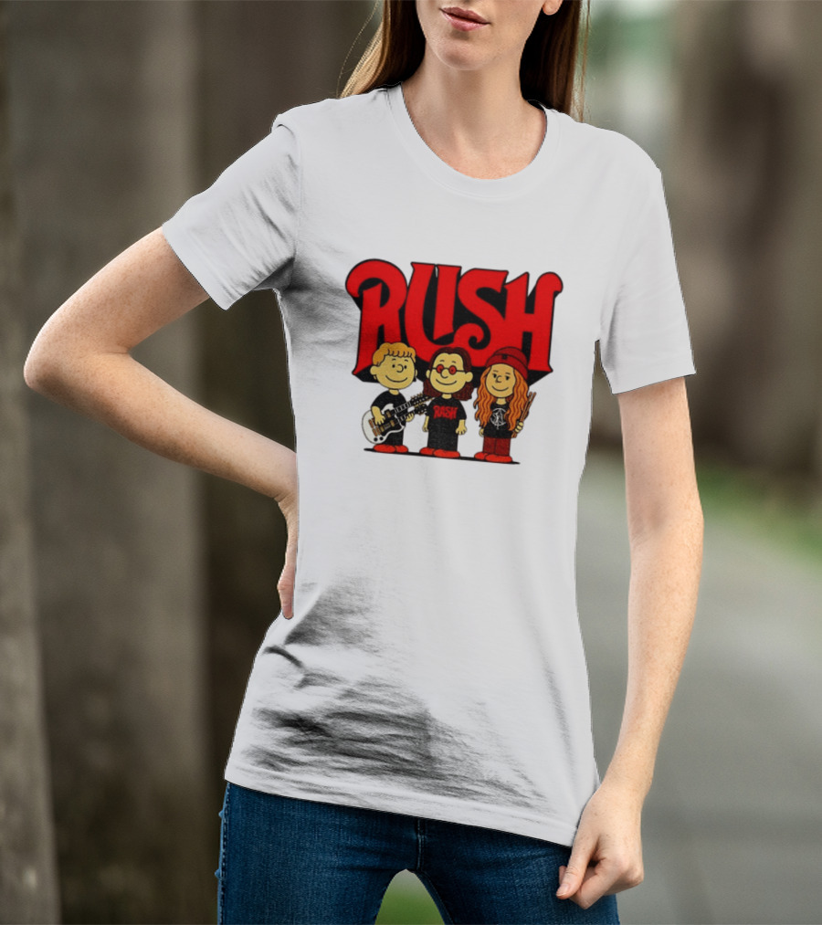 RUSH Band With Anika Nilles Classic Cartoon Characters T-Shirt