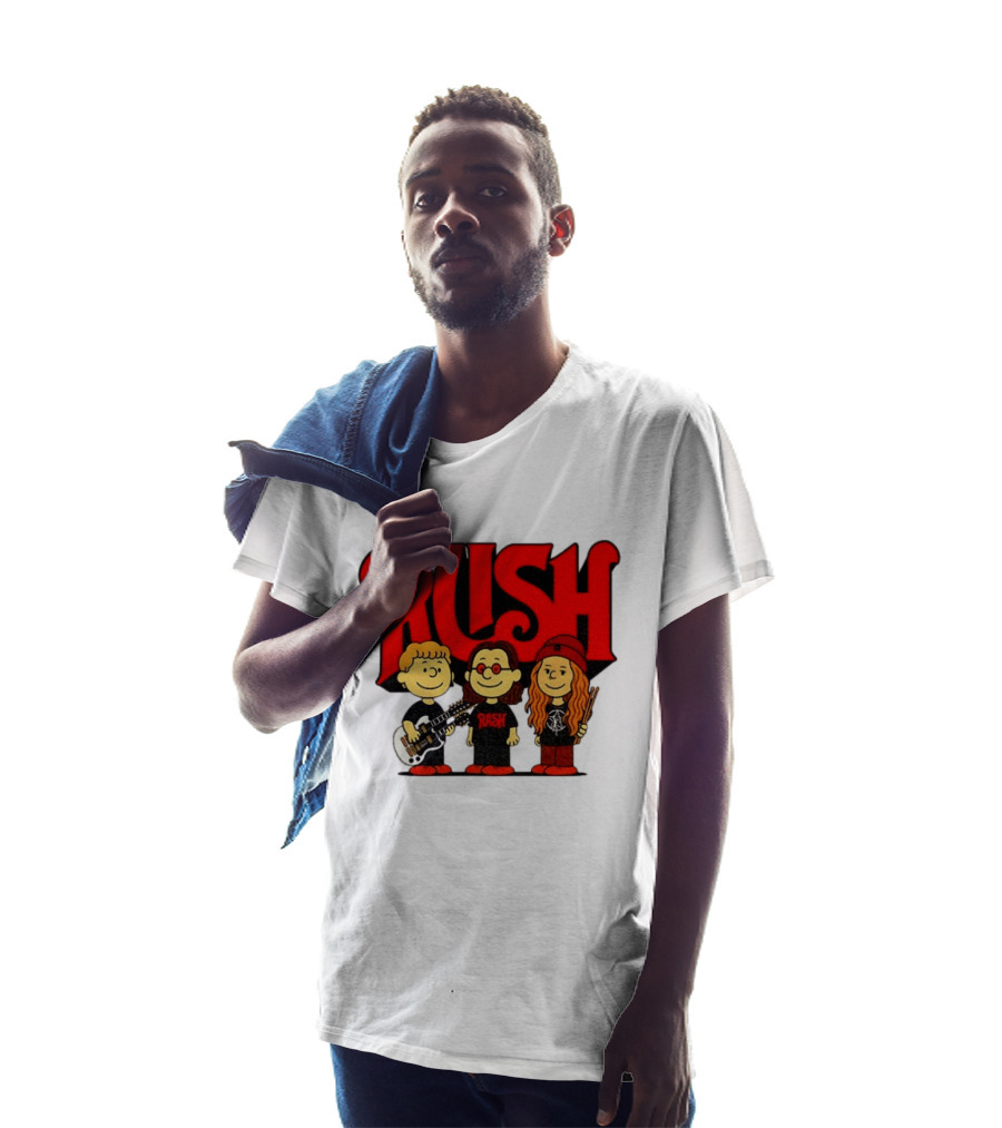 RUSH Band With Anika Nilles Classic Cartoon Characters T-Shirt