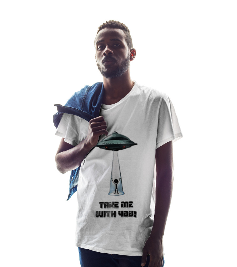 Take Me With You UFO Beam Abduction T-Shirt