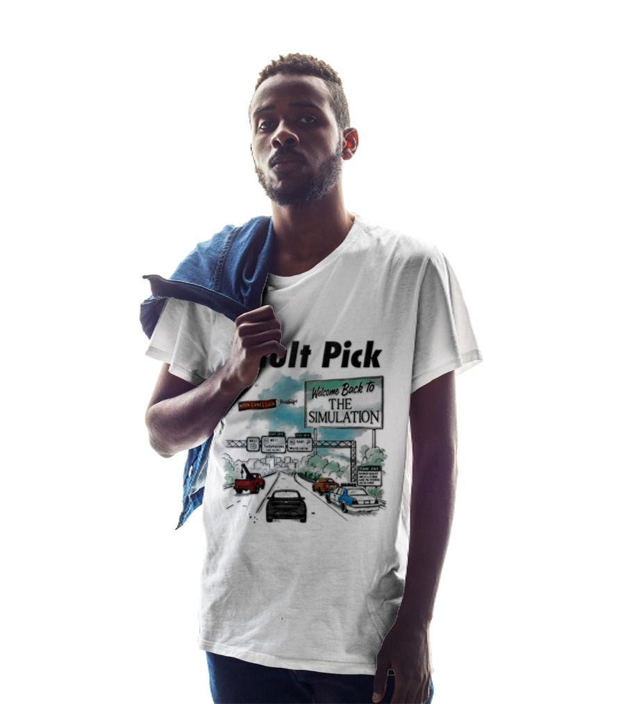 Welcome Back To The Simulation Vault Pick I 99 Tallahassee Northbound Exit Sign T-Shirt